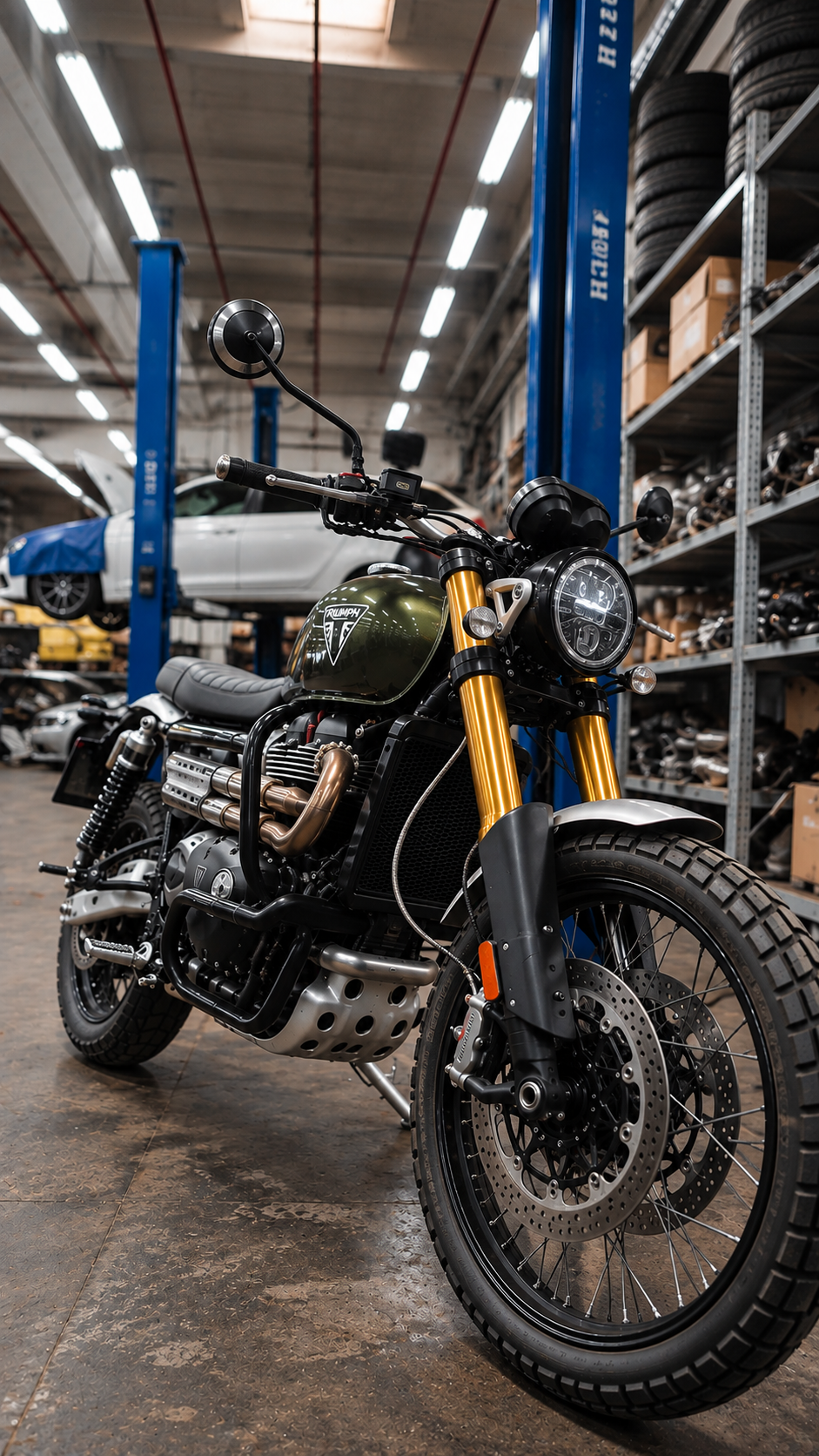 Доработка выхлопной системы мотоцикла Scrambler 1200