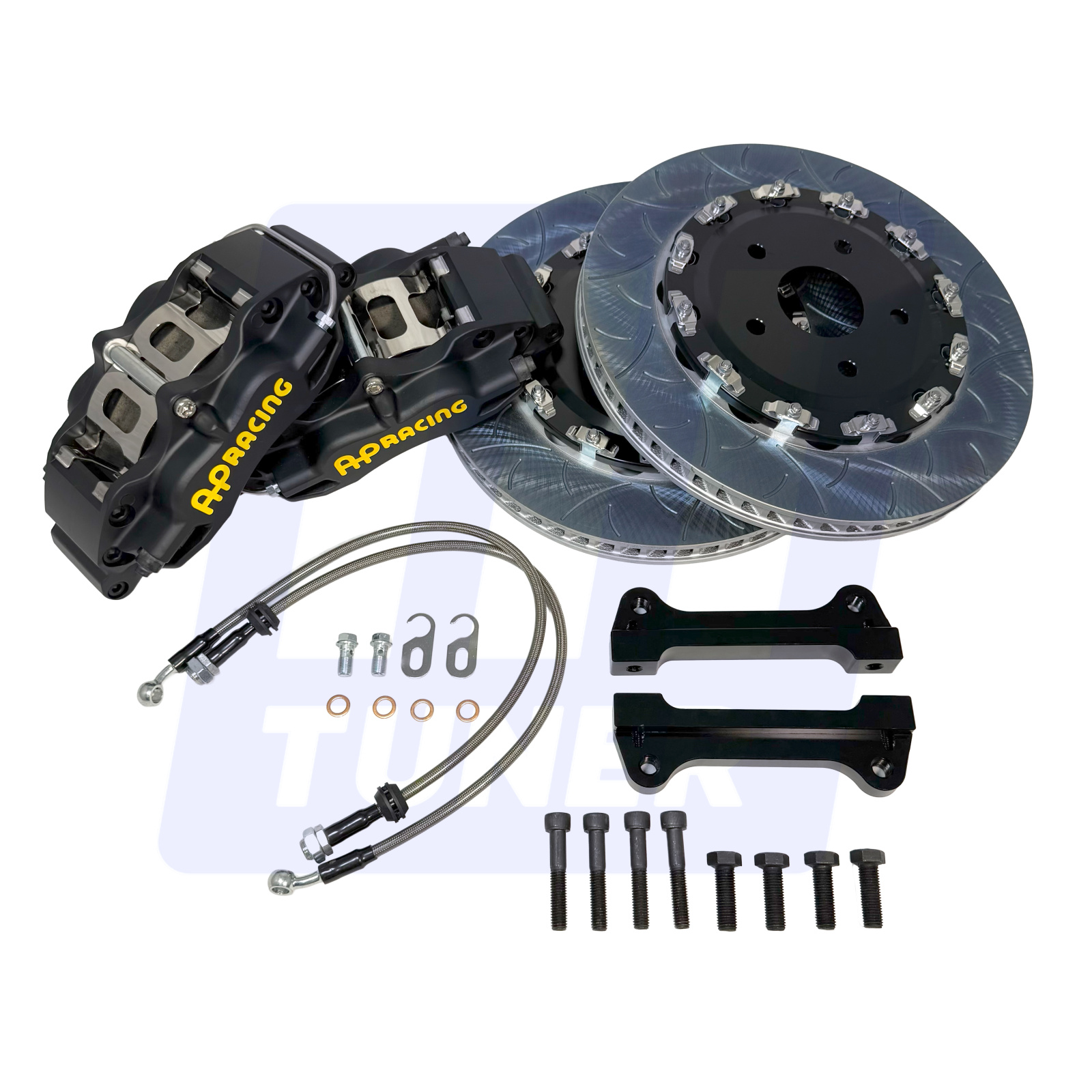 TUNER Комплект тормозной системы AP Racing 4pot для Suzuki SWIFT ZC33S (черные)