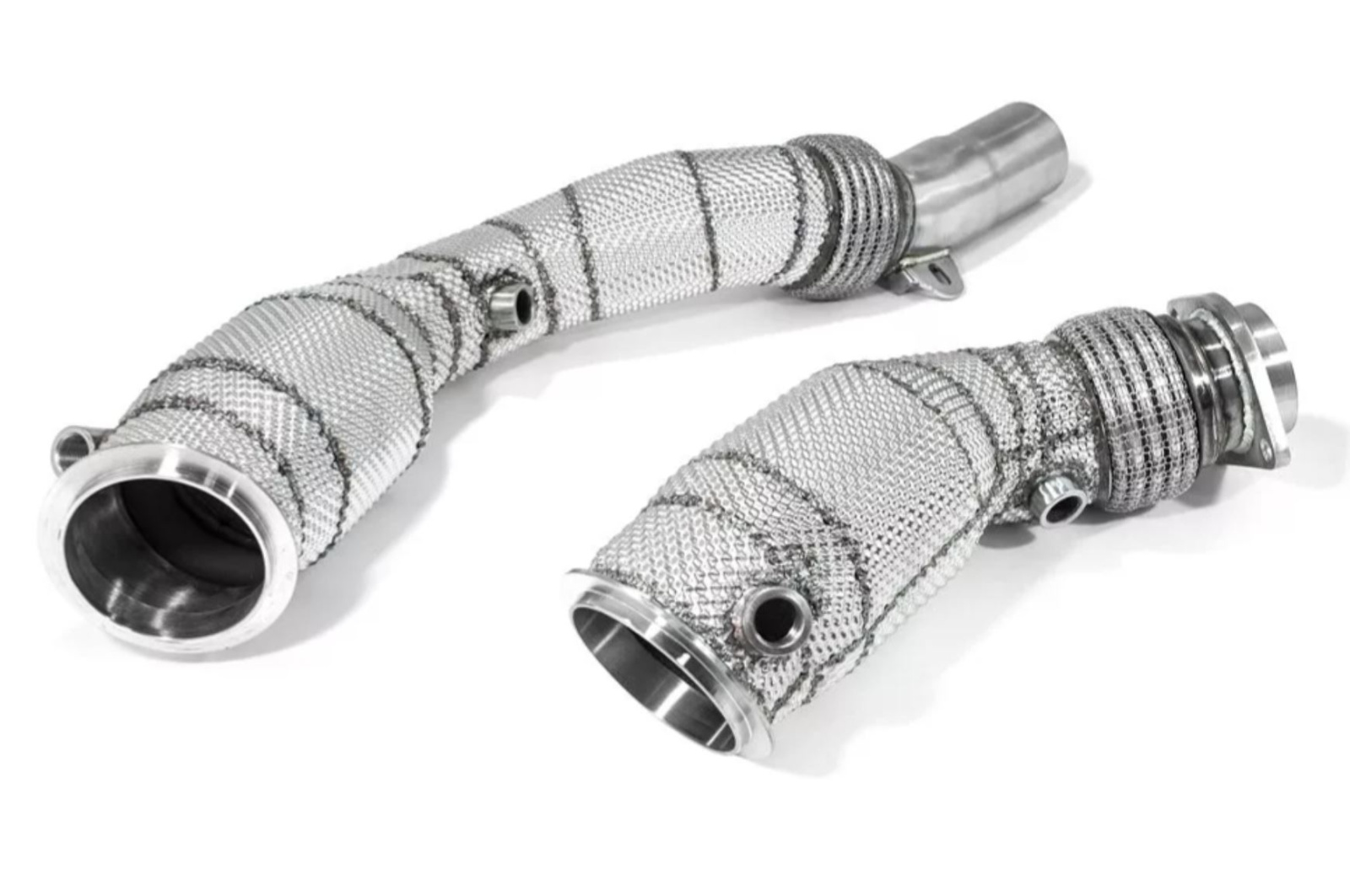 Приемные трубы (даунпайпы) HEATSHIELD Catted BMW-DP-0080 BlackRock BMW S55 M2Comp/M3/M4 F80/F82/F87