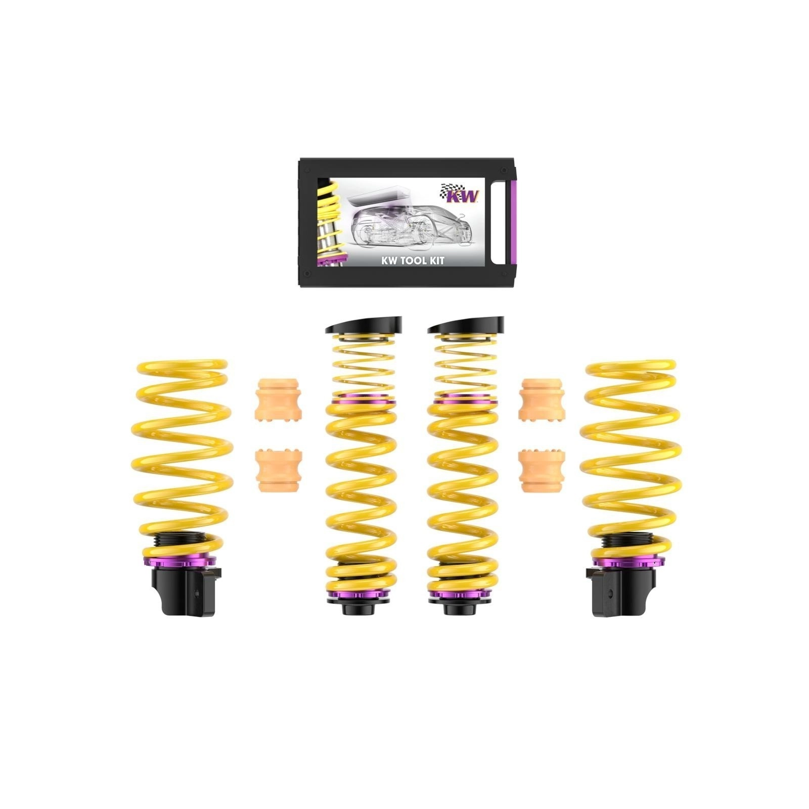 KW Suspension 253200AV Комплект регулируемых пружин с занижением для BMW M4 F83 Cabrio