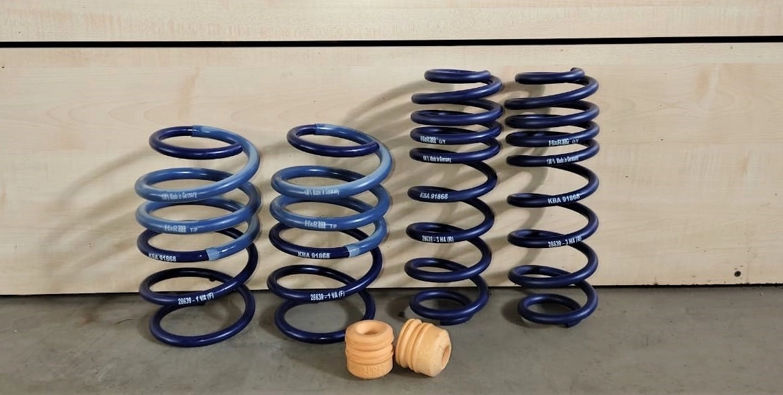 H&R 28639-5 Пружины с занижением для Skoda Octavia A8