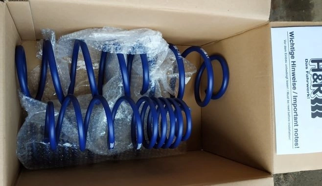 H&R 28698-1 Пружины с занижением KIA RIO 4 / Solaris 2