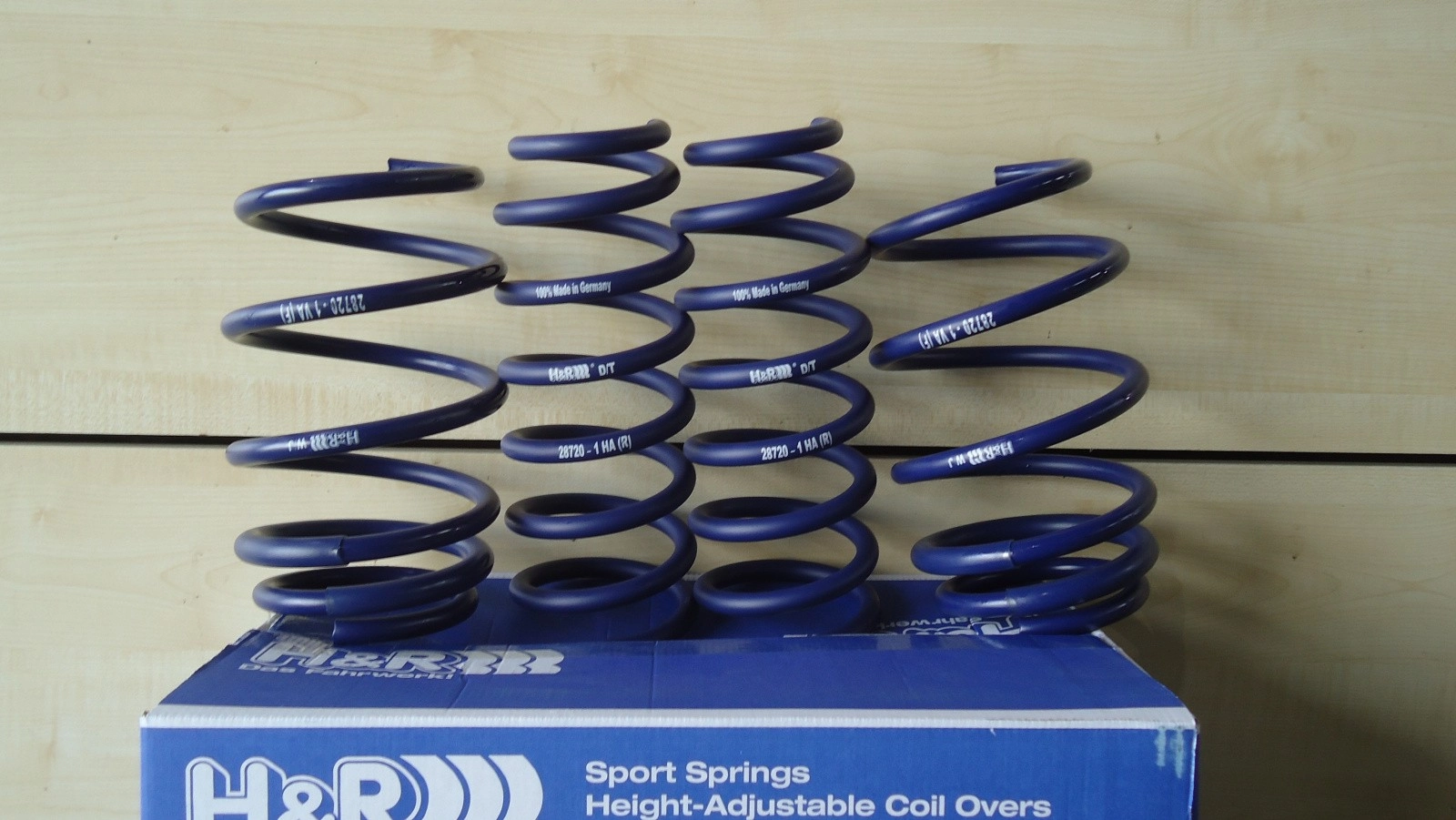 H&R 28720-1 Пружины с занижением KIA Optima JF
