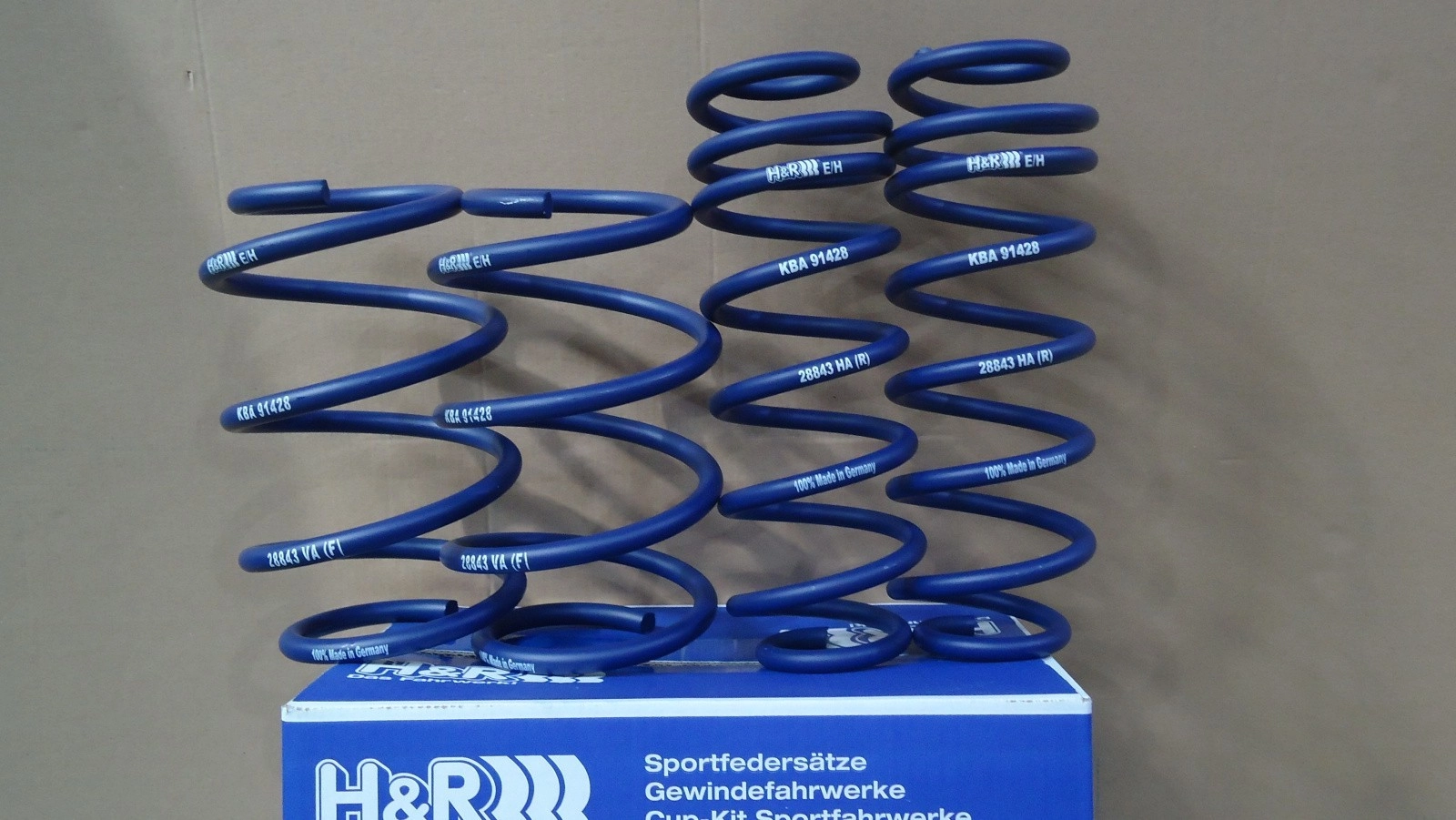 H&R 28843-1 Пружины с занижением VW Golf 7 / Seat Leon 5F