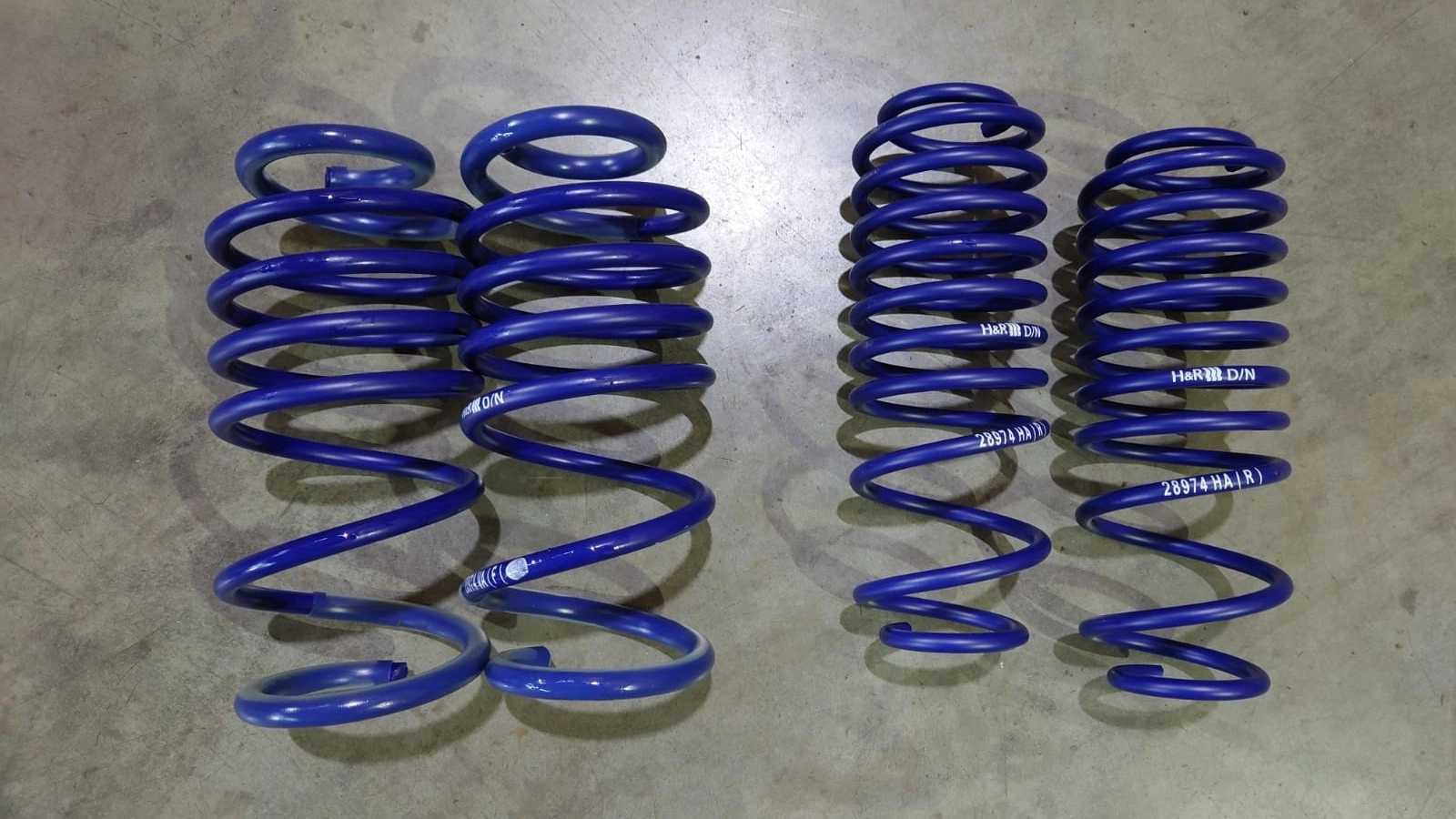 H&R 28974-2 Пружины с занижением VW Polo MK5 (6R)