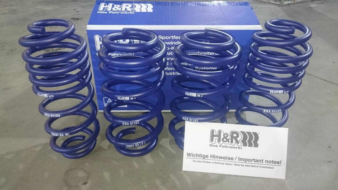 H&R 29001-1 Пружины с занижением Audi Q5 (8R)