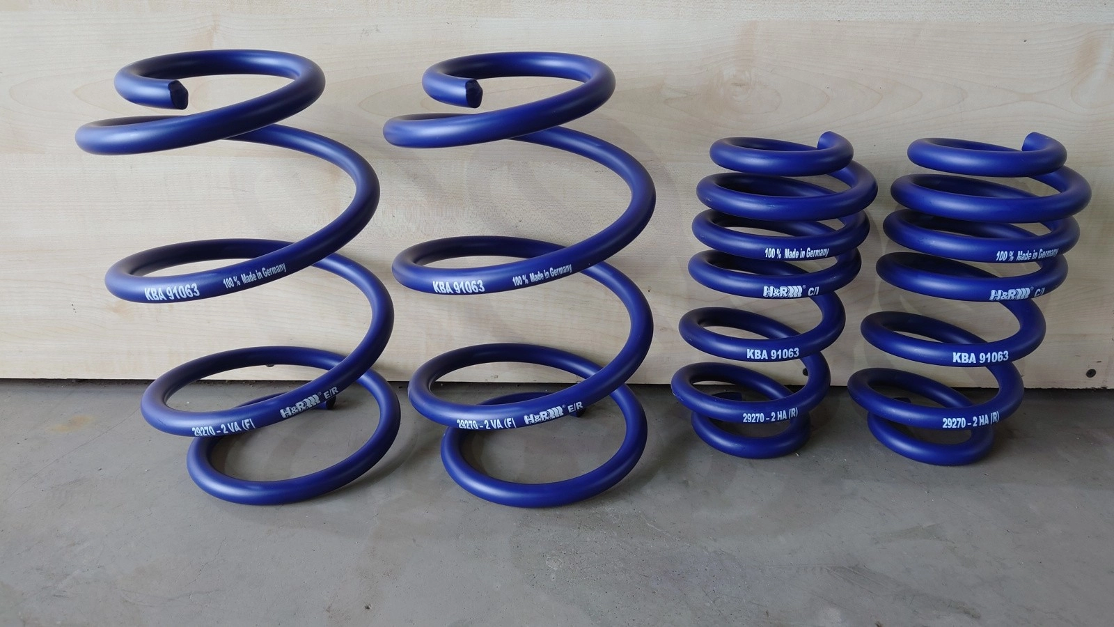 H&R 29270-4 Пружины с занижением VW Multivan T5 T6