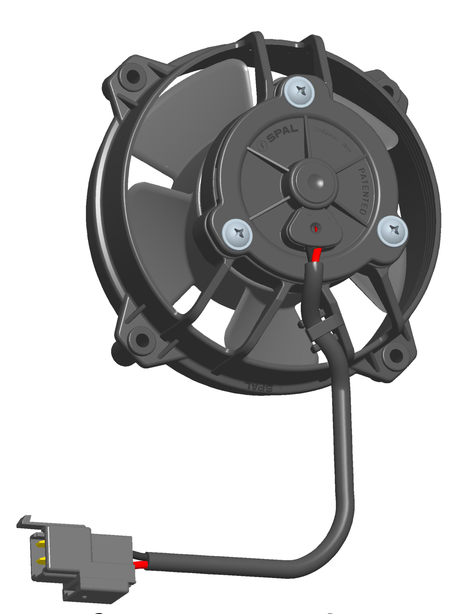 Вентилятор втягивающий (за радиатором) 4" (96mm) 250 м3/ч SPAL VA32-A101-62A