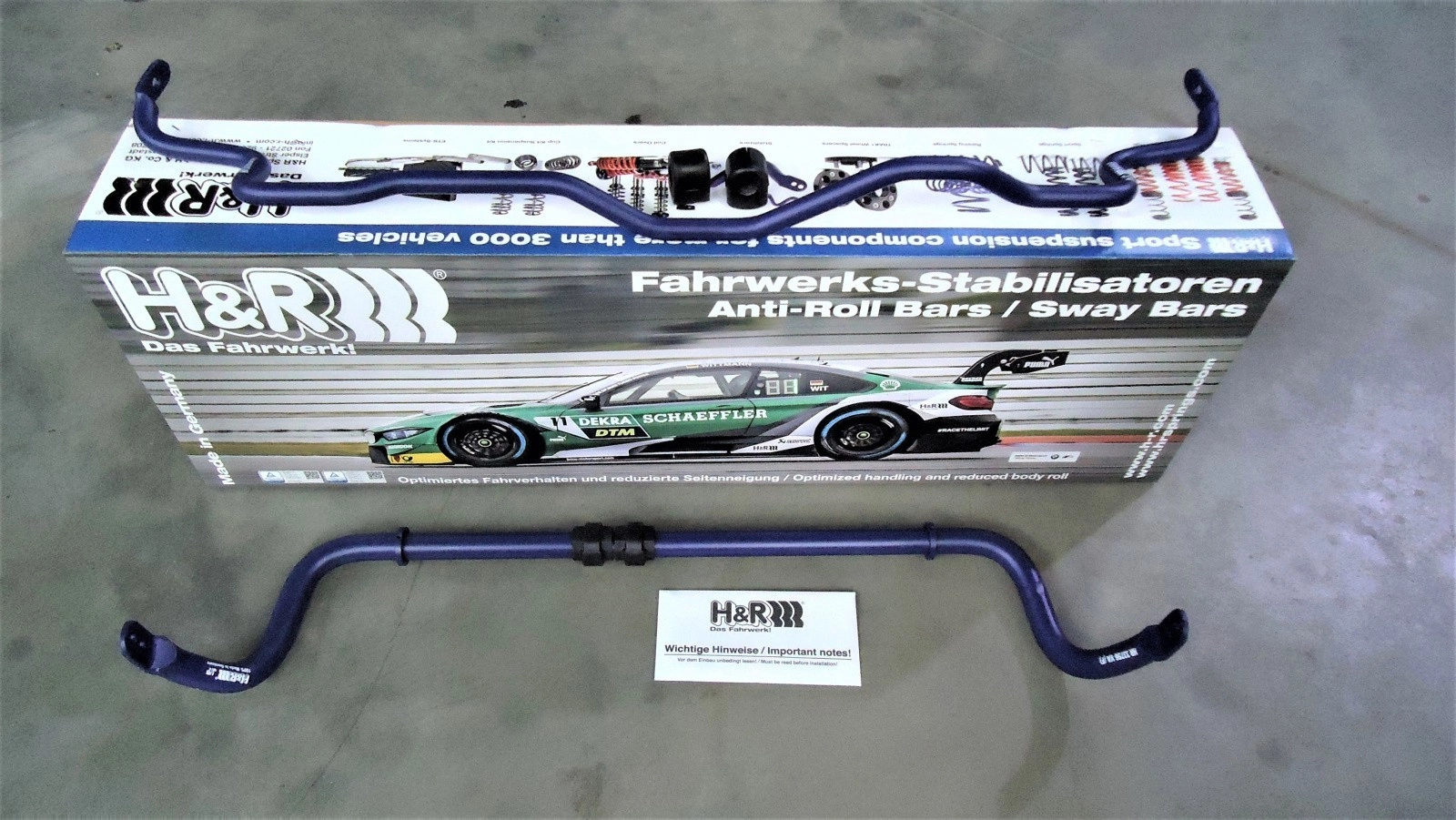 H&R Anti-Roll-Bars 33756-2 Стабилизаторы поперечной устойчивости для Audi A4 / RS4 / A5 / RS5 (B9)