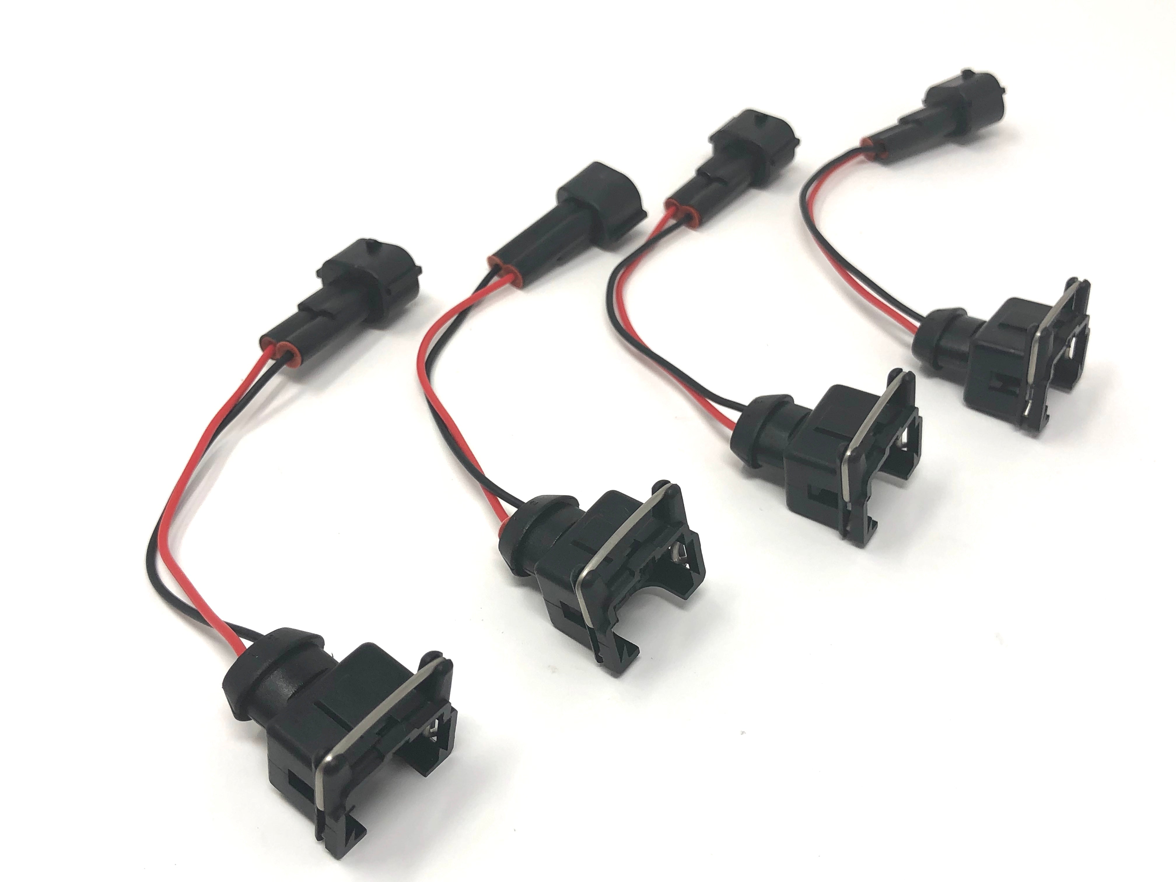 VW / Audi ROW Car to EV1 Injector Adapter Harness - 4 Pack