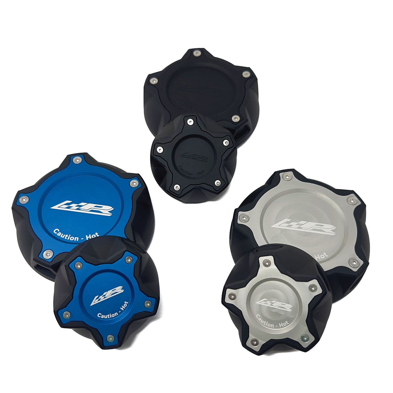 F&G Coolant Cap Bundle - Silver