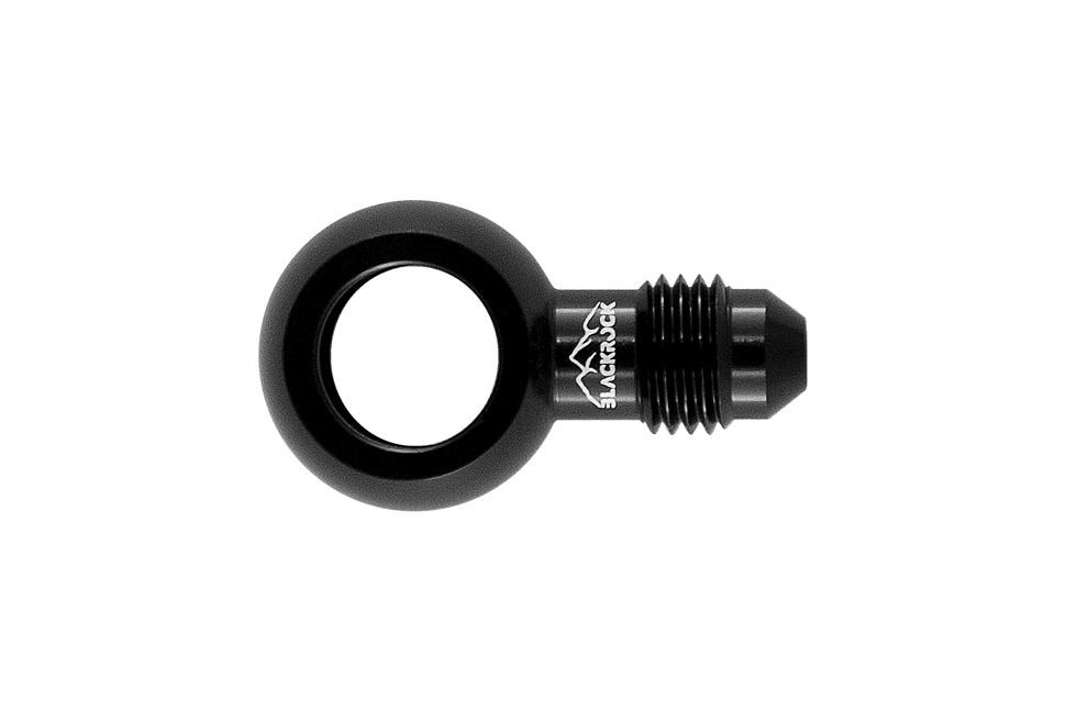 Адаптер Banjo М12,5 mm - AN04, длинный, алюминий, BlackRock Lab, 776-04-D12BK