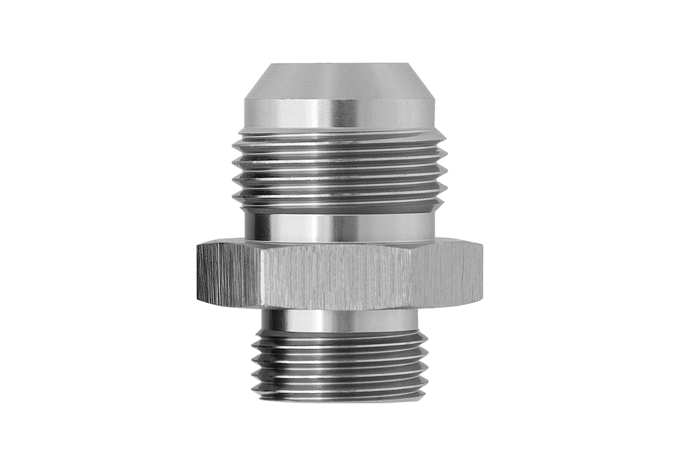 Адаптер П AN10 - П ORB AN08, алюминий, BLACKROCK LAB, AN920-10ORB08BK