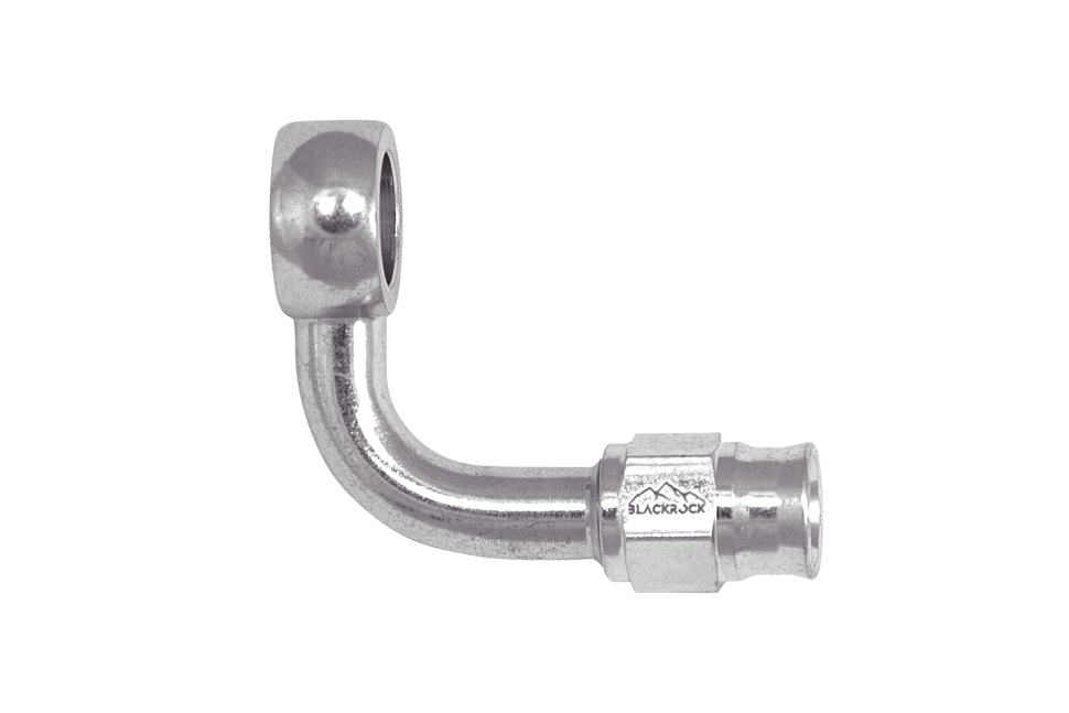 Фитинг banjo d10 mm, 90° D-03 нерж. сталь B03-4D10, BLACKROCK LAB
