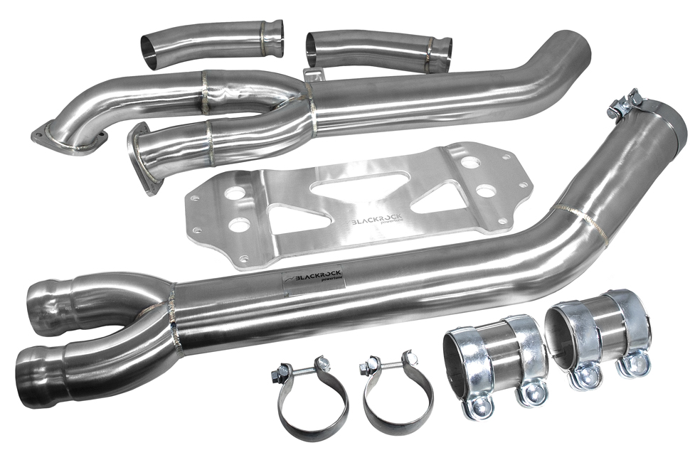 Мидпайп (средняя часть выхлопа) без резонатора BlackRock Lab BMW-EP-0258 BMW M2 G87