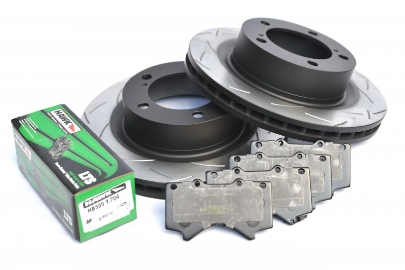 КОМПЛЕКТ ПЕРЕДНИЙ:Торм. диски DBA42724S T3+колодки HAWK LTS Toyota LC200,Lexus LX570,450D 2015->