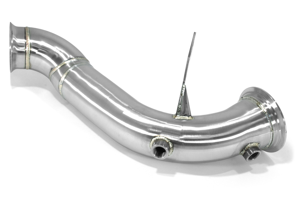 Приемная труба (даунпайп) MB-DP-0274 BlackRock Lab MB C-Class W205 M274 C160; C180; C200; C250; C300