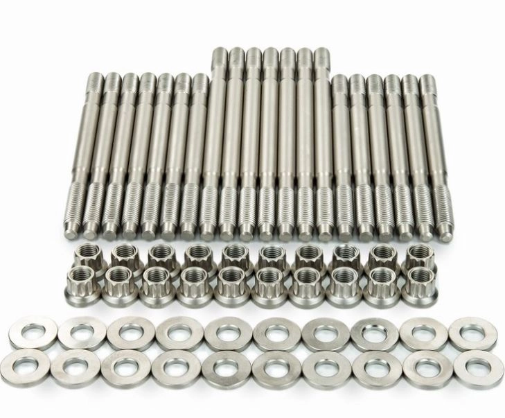 PRO SERIES Комплект шпилек ГБЦ для VAG R36 Никелированное покрытие