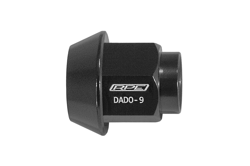 Гайка колёсная посадка конус, резьба M12 x 1.25 mm; сталь, RPE RPE-DADO-9