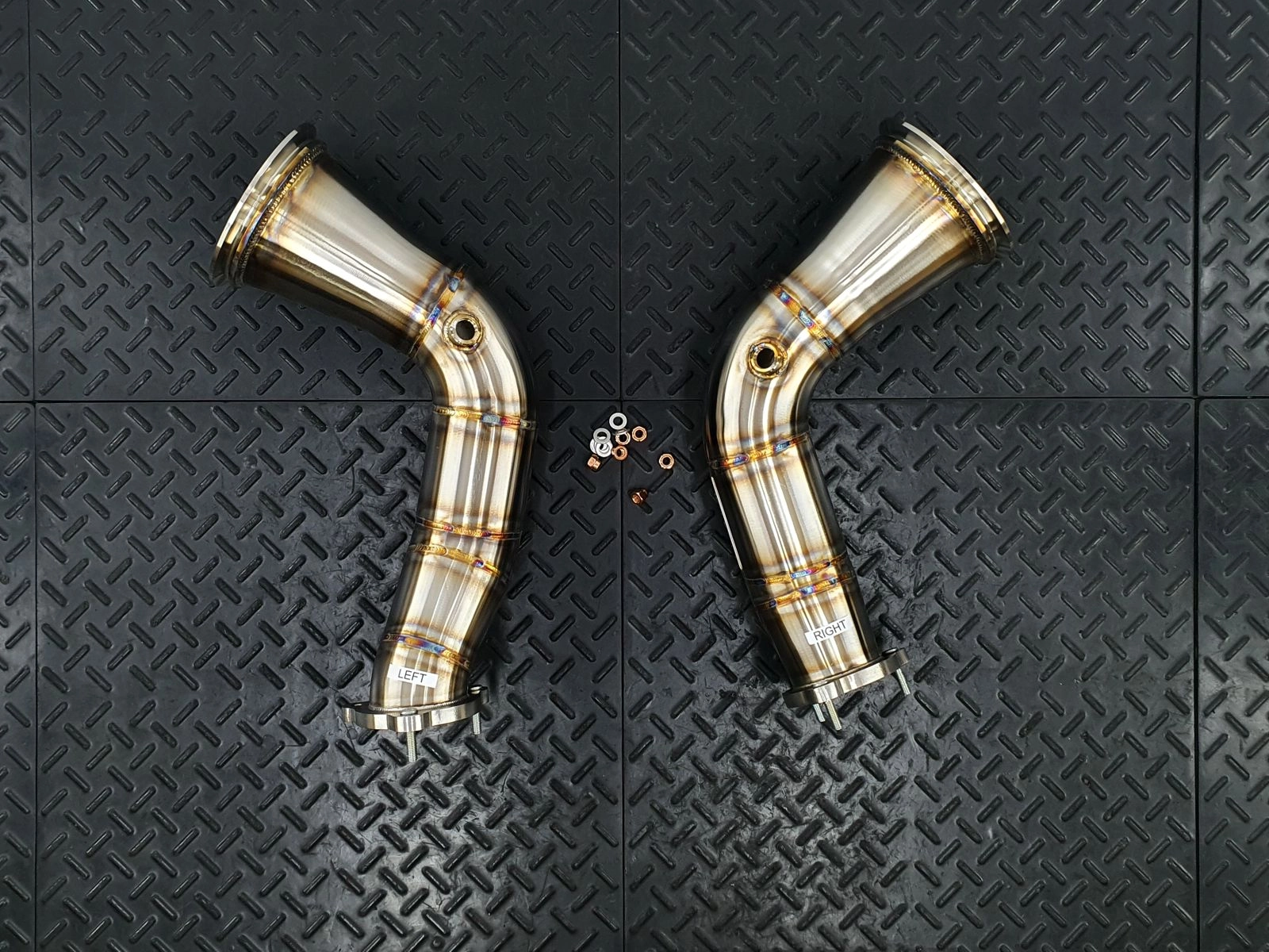 REDSTAR EXHAUST Fabrication Даунпайп без катализатора для Audi B9 RS5 / RS4