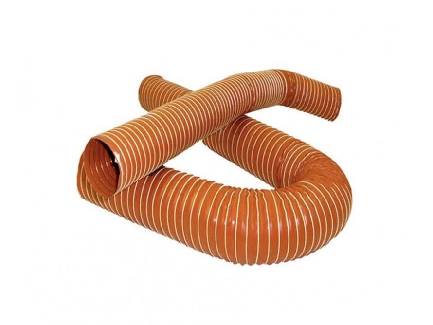 Воздуховод силиконовый, диаметр 102mm, до +315°С, цена за 1м, SFS Performance SFD-102-1-5