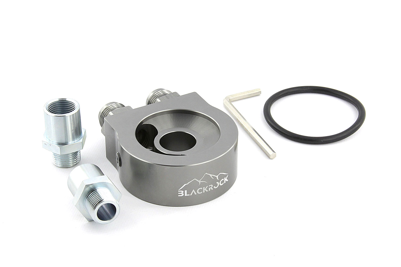 Проставка адаптер под масляный фильтр выход 10AN; адаптеры M20x1,5mm; 3/4x16 BLACKROCK LAB SP-1020