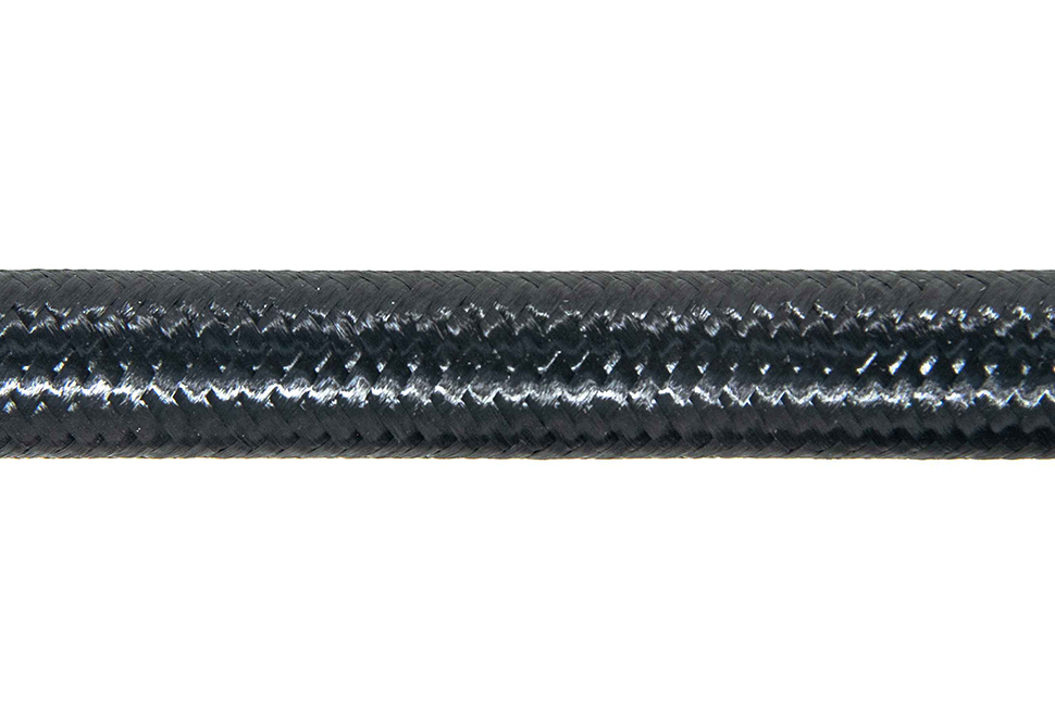 Армированный шланг AN-12/D-12, T60 серия, тефлон (PTFE), BlackRock Lab T612NYBK черный