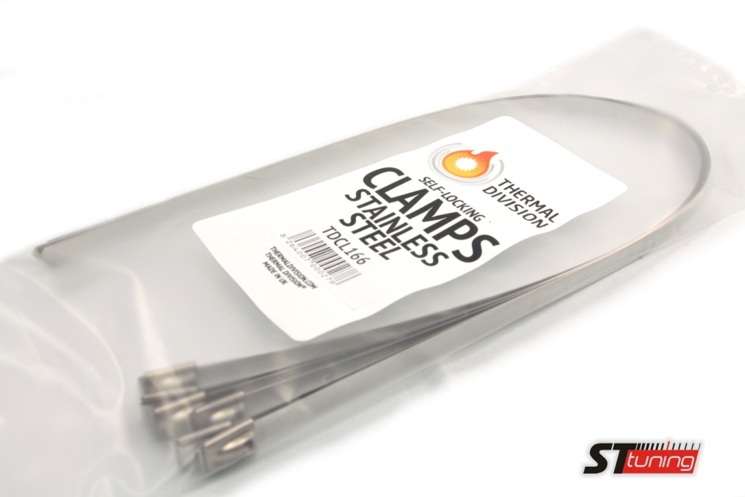 Хомуты 6 шт. для трубы до 155 мм (6,2") 8 мм*50 см, нерж. сталь, Thermal Division TDCL166