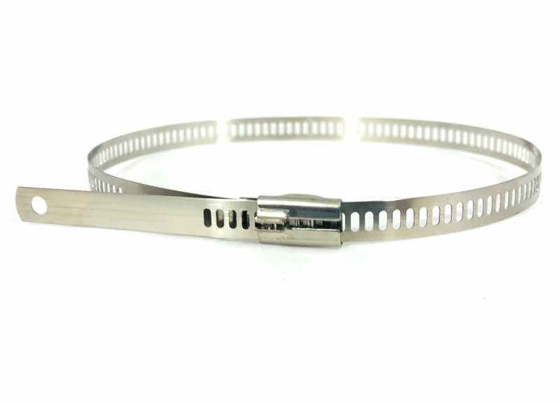 Хомуты 6 шт. усиленные для трубы до 155 мм (6,2") 8 мм*50 см, нерж. сталь, Thermal Division TDCL266