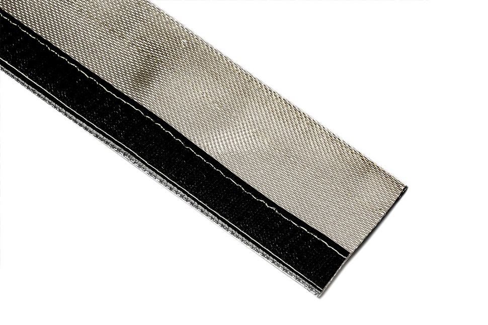 Термоизоляция шлангов и проводов 12mm цена за 1m Al+Silica, на липучке, Thermal Division TDWL121VL