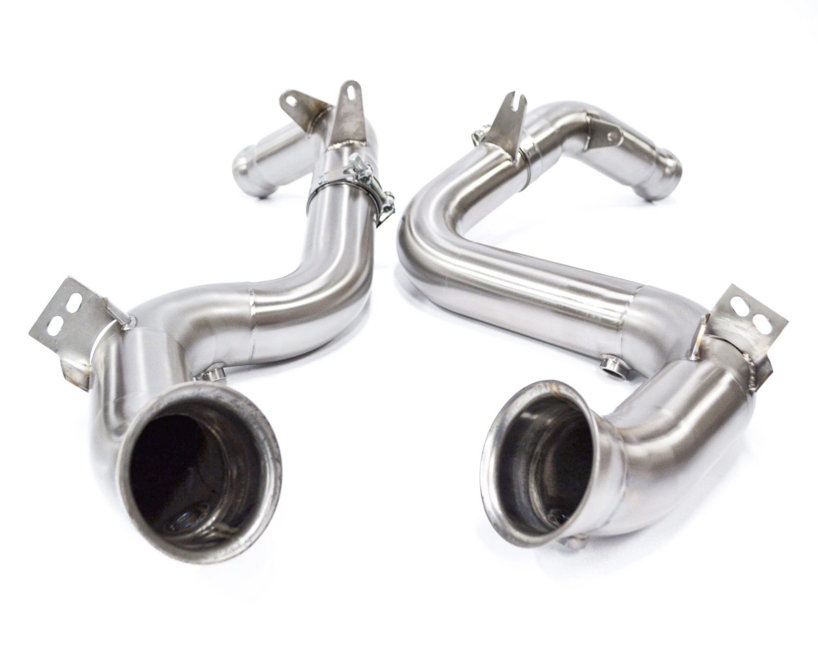 Turbo-V даунпайпы без катализаторов для Mercedes-Benz E63/E63S AMG