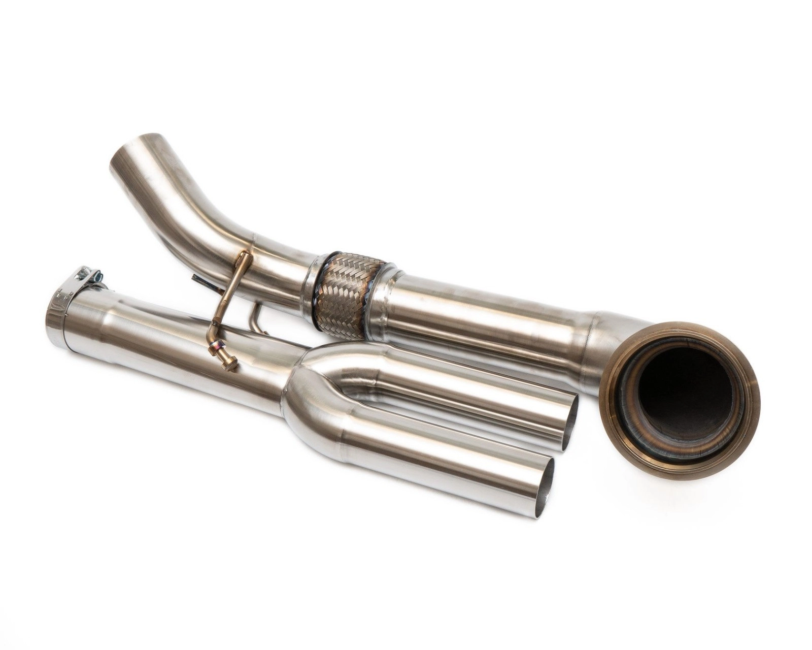 Turbo-V Даунпайп без катализаторов для Audi RS3 8V.1