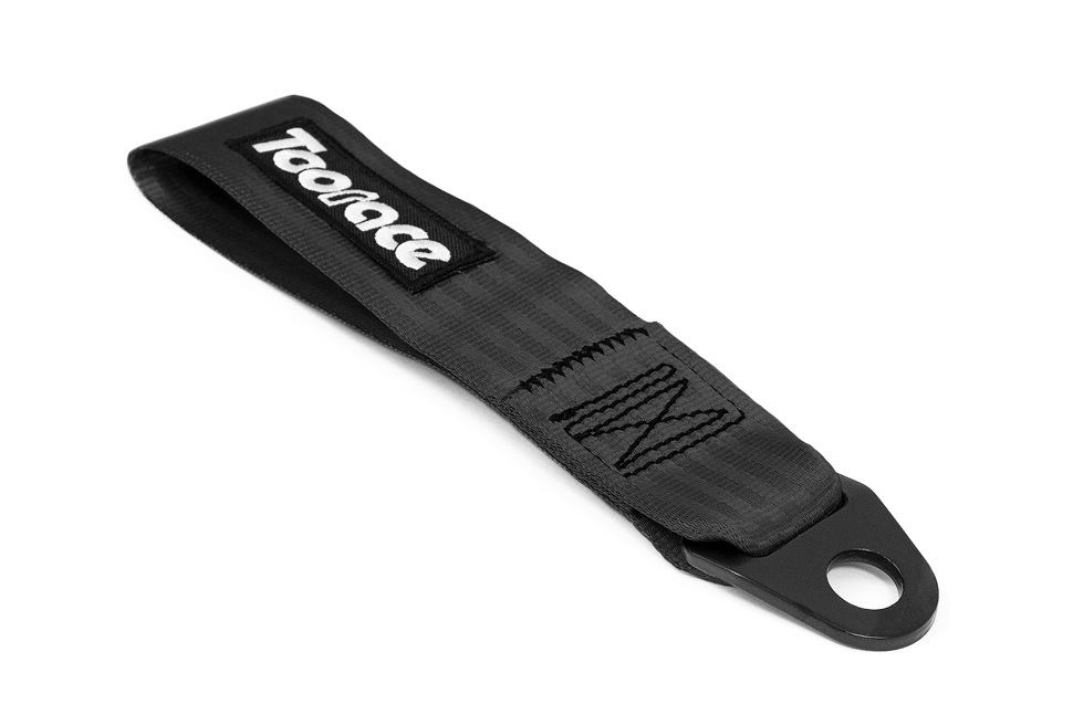 Петля буксировочная, чёрный, Toorace TR200401BL