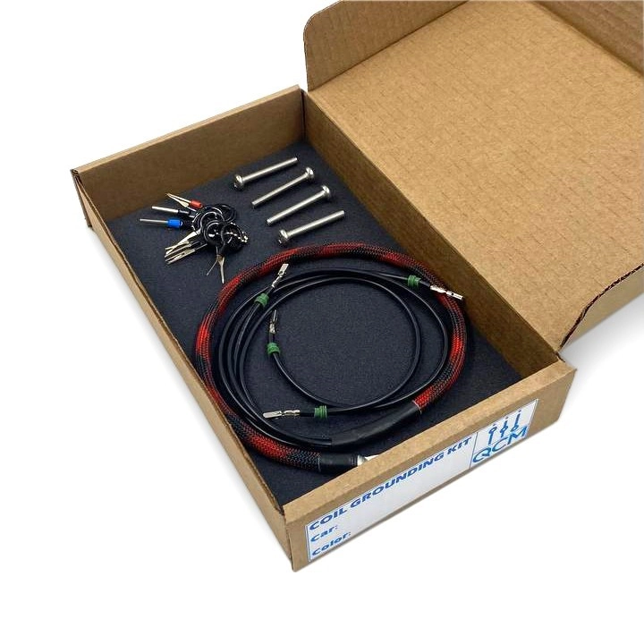 QCM Коса заземления катушек зажигания для VAG GEN3 (1.8T/2.0T) красно-черный